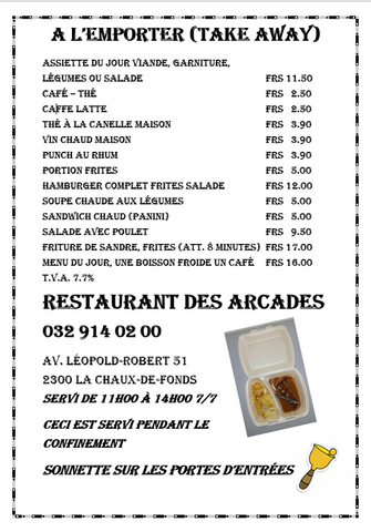 Arcades café la Chaux de Fonds